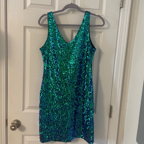 Sequin Party Dress - Picture 1 of 2